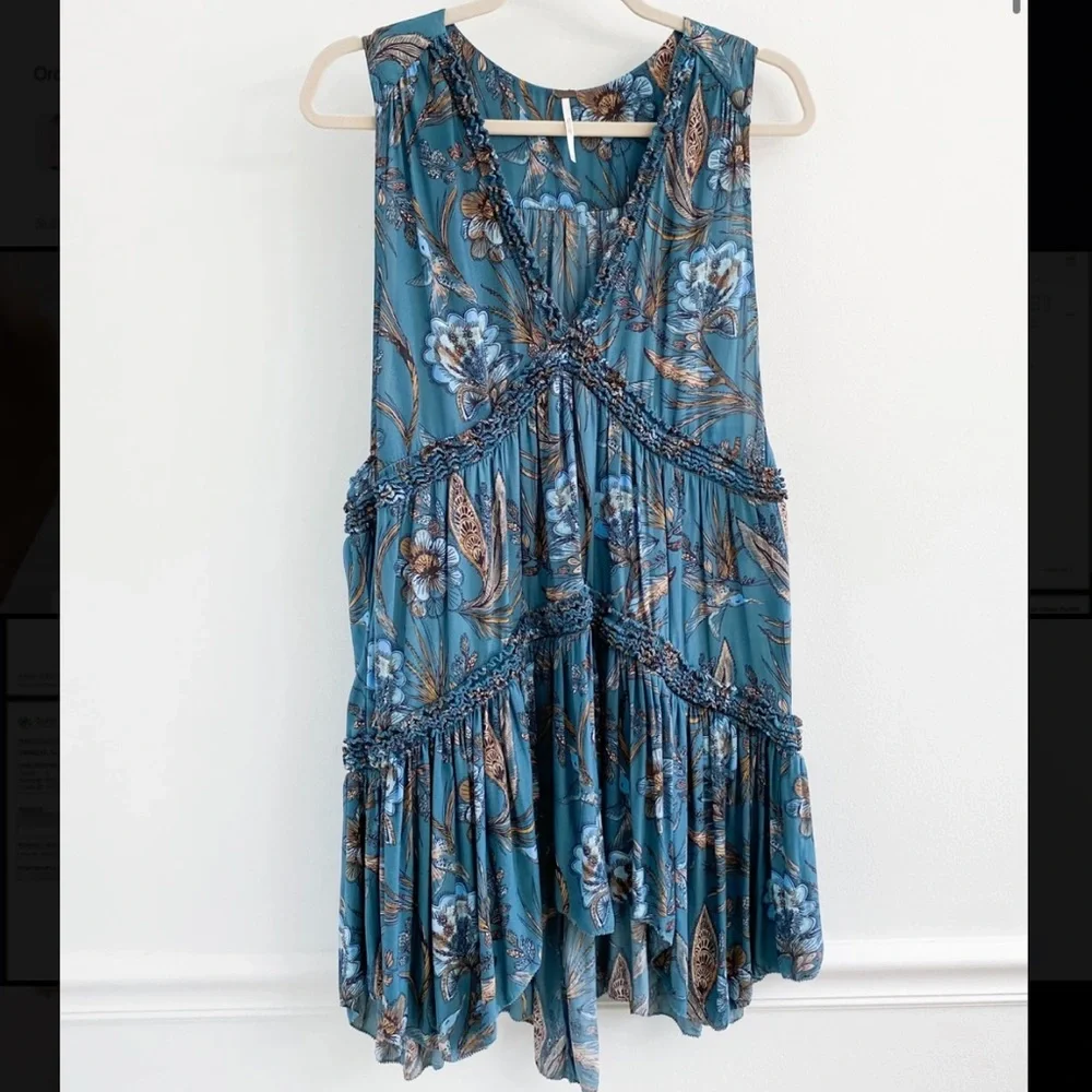 Free people Haze printed sleeveless swing tunic - Picture 1 of 7
